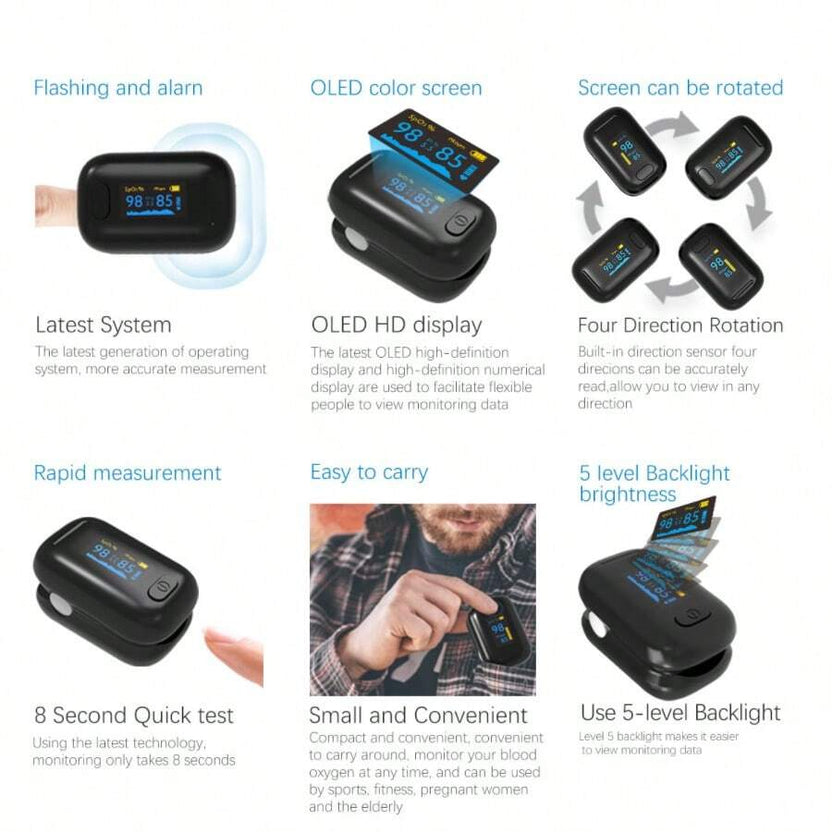 💎Sale 50% - Household Finger Pulse Oximeter