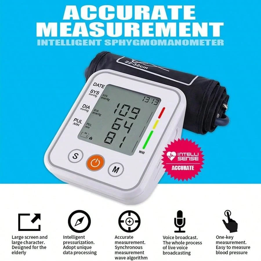 Save 50%🎯- Digital Arm Blood Pressure Monitor Easy Home